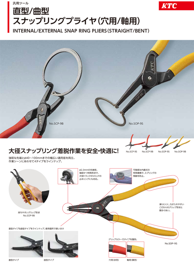 贅沢 KNIPEX クニペックス 002004SB 精密スナップリングプライヤー